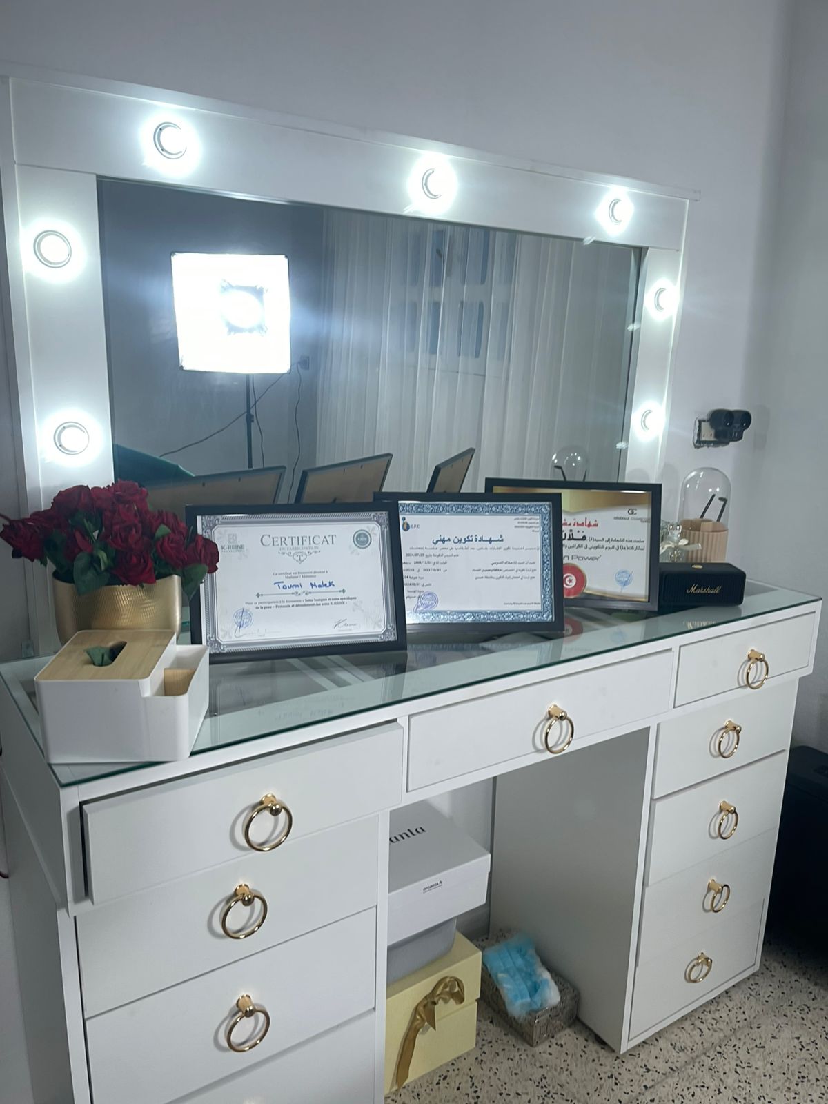 Préparations mariage Madame Perle